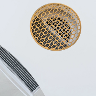 Gold Honeycomb Ventilation Grille