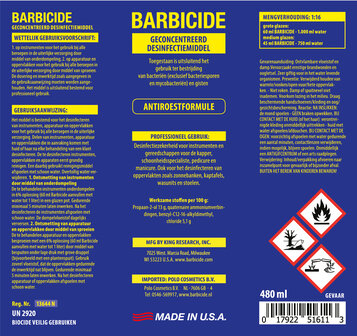 Barbicide desinfectie 1.9 L