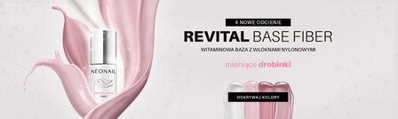 NEONAIL Expert - Revital Base Fiber Blinking Cover Pink 15 ml