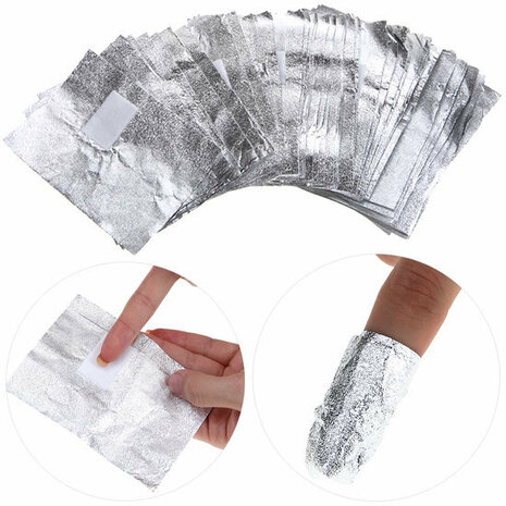 Foil Nail Wraps - 500 pcs