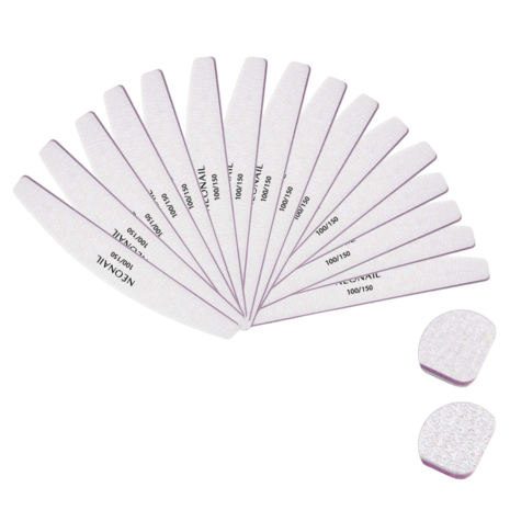 Nail File Grey Arc 100/150  (25 stuks) 